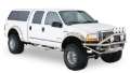 Picture of Bushwacker 99-10 Ford F-250 Super Duty Styleside Cutout Style Flares 2pc 81-0in Bed - Black