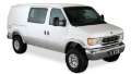 Picture of Bushwacker 94-14 Ford E-250 Super Duty Extend-A-Fender Style Flares 2pc - Black