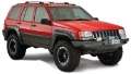 Picture of Bushwacker 93-98 Jeep Grand Cherokee Cutout Style Flares 4pc - Black