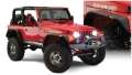 Picture of Bushwacker 97-06 Jeep Wrangler Flat Style Flares 4pc - Black