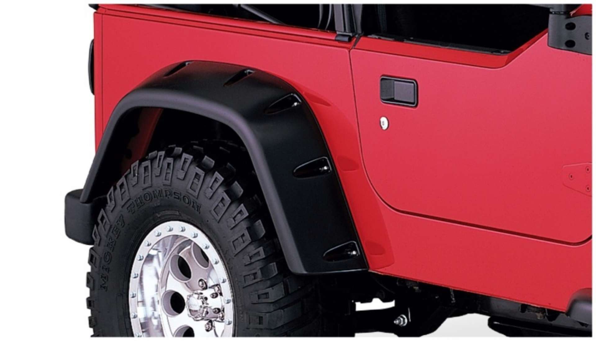 Picture of Bushwacker 97-06 Jeep TJ Max Pocket Style Flares 2pc - Black