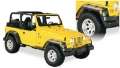 Picture of Bushwacker 97-06 Jeep TJ Fender Flares Large Pocket Style Euro Ribicon Conversion Package - Black