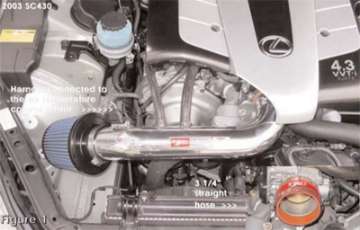 Picture of Injen 01-03 LS430 GS430 SC430 Polished Short Ram Intake