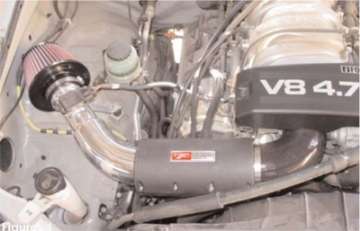 Picture of Injen 00-04 Tundra - Sequoia 4-7L V8 & Power Shield only Wrinkle Black Power-Flow Air Intake System