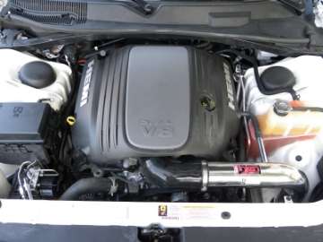 Picture of Injen 09-14 Dodge Challenger Hemi 5-7L V8 SRT-8 6-1L 5-7L V8 Polished Power-Flow Air