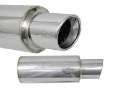 Picture of Injen 3-00 Universal Muffler w-Stainless Steel resonated rolled tip Injen embossed logo