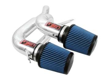 Picture of Injen 08-09 535i E60 3-0L L6 Twin intake & AMSOIL Filters Polished Short Ram Intake