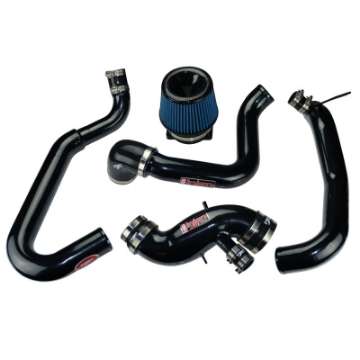 Picture of Injen 03-06 Evo 8-9-MR Cast Aluminum Intake System w- Full Intercooler Piping Black Short Ram Intake