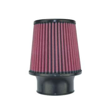 Picture of Injen High Performance Air Filter - 3-00 Black Filter 6 Base - 5 Tall - 4 Top - 45 Pleat