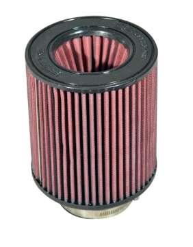 Picture of Injen High Performance Air Filter - 3 1-2 Black Oiled Filter 6  Base - 6 7-8 Tall - 5 1-2 Top