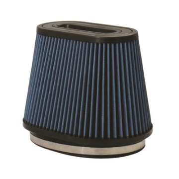 Picture of Injen AMSOIL Ea Nanofiber Dry Air Filter - 8 1-2 Oval Filter 9 1-2 Base - 6 1-4 Tall - 8 Top