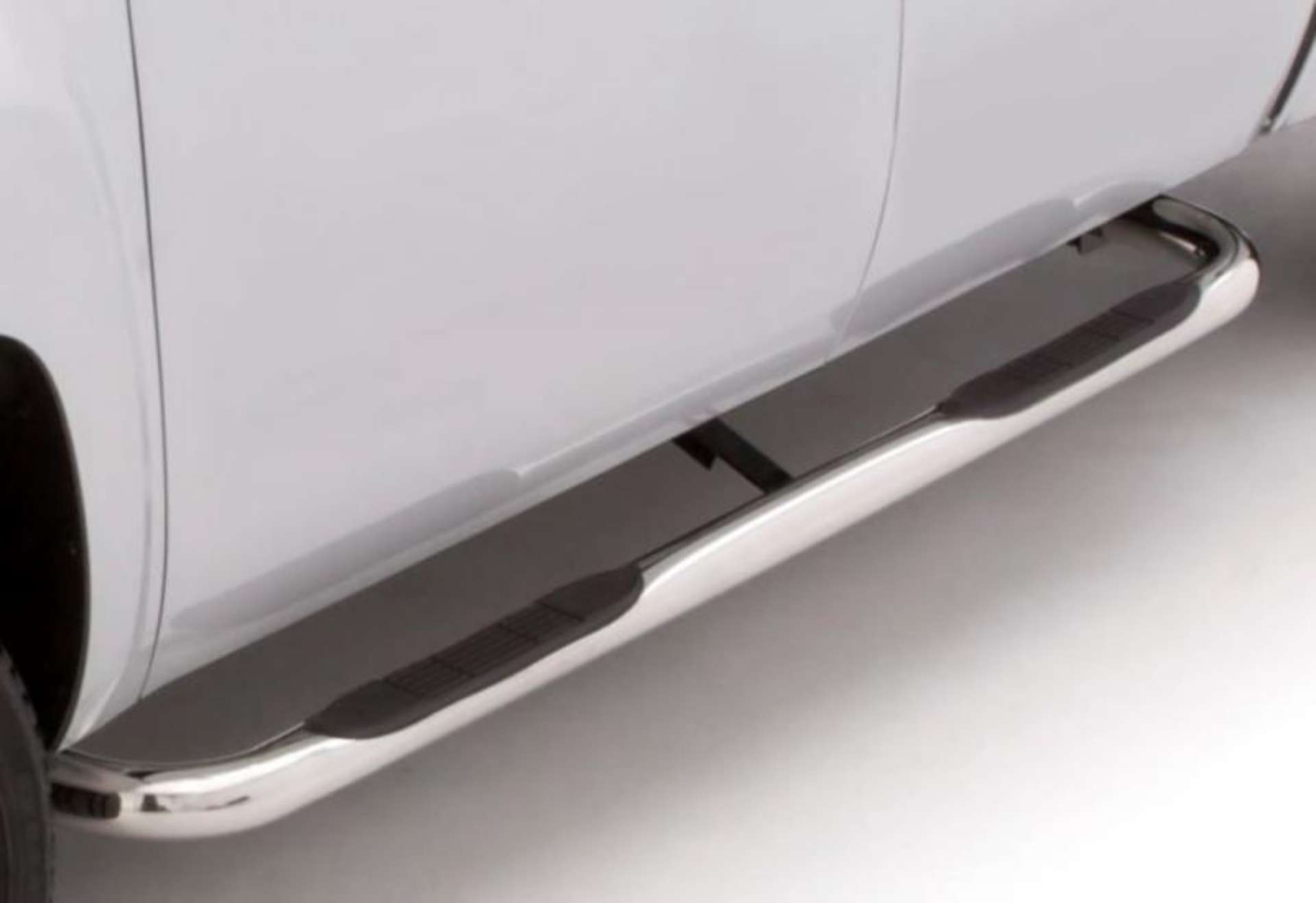 Picture of Lund 15-18 Ford F-150 SuperCrew 3in- Round Bent SS Nerf Bars - Polished