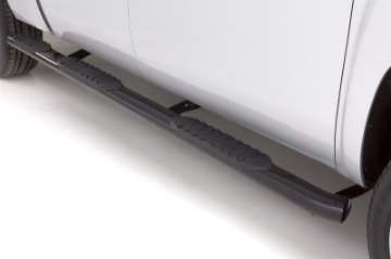 Picture of Lund 07-17 Toyota Tundra Access Cab 6-5ft- Bed 5in- Oval WTW Steel Nerf Bars - Black