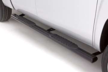 Picture of Lund 07-17 Toyota Tundra Access Cab 5in- Oval Straight Steel Nerf Bars - Black