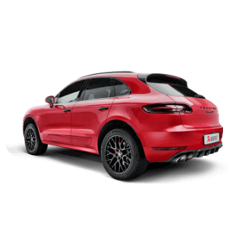 Picture of Akrapovic 2014 Porsche Macan Turbo 95B Evolution Line Cat Back Titanium w- Titanium Tips