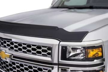 Picture of AVS 07-13 Toyota Tundra Aeroskin II Textured Low Profile Hood Shield - Black