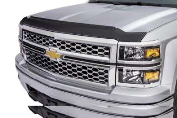 Picture of AVS 07-14 Chevy Tahoe Aeroskin II Textured Low Profile Hood Shield - Black