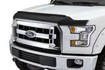 Picture of AVS 09-14 Ford F-150 Aeroskin II Textured Low Profile Hood Shield - Black