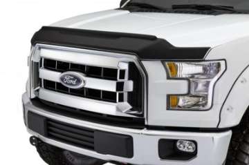 Picture of AVS 11-16 Ford F-250 Super Duty Aeroskin II Textured Low Profile Hood Shield - Black