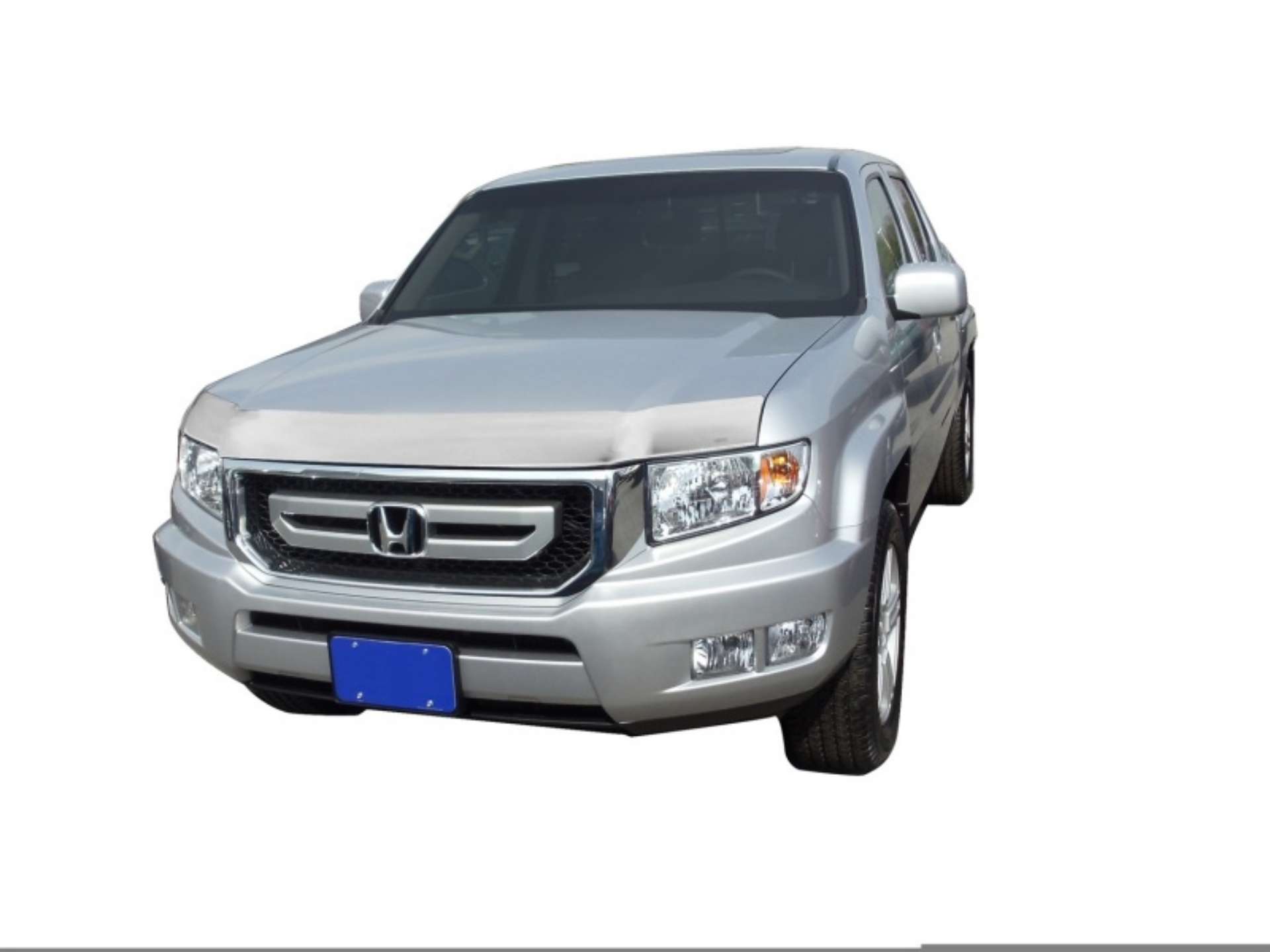 Picture of AVS 06-14 Honda Ridgeline Aeroskin Low Profile Hood Shield - Chrome