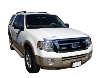 Picture of AVS 07-17 Ford Expedition Aeroskin Low Profile Hood Shield - Chrome