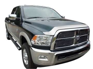 Picture of AVS 10-18 Dodge RAM 2500 Aeroskin Low Profile Hood Shield - Chrome