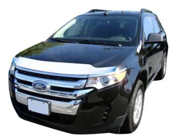 Picture of AVS 11-14 Ford Edge Aeroskin Low Profile Hood Shield - Chrome