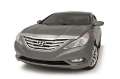 Picture of AVS 11-14 Hyundai Sonata Aeroskin Low Profile Hood Shield - Chrome