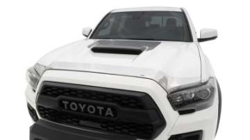 Picture of AVS 16-18 Toyota Tacoma Aeroskin Low Profile Hood Shield - Chrome