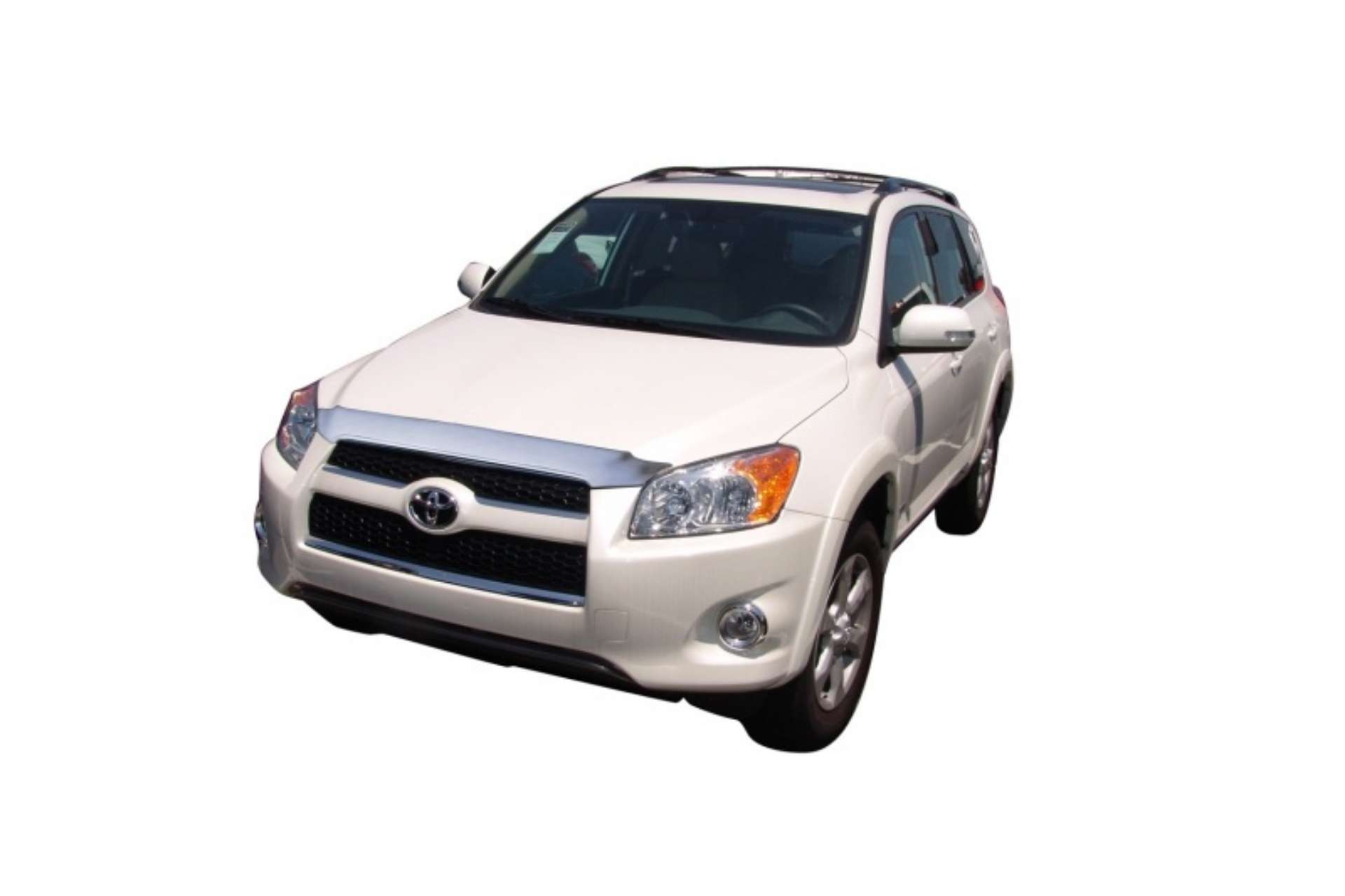 Picture of AVS 06-11 Toyota RAV4 Aeroskin Low Profile Hood Shield - Chrome