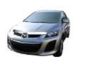 Picture of AVS 08-10 Mazda CX-7 Aeroskin Low Profile Hood Shield - Chrome