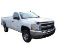 Picture of AVS 07-10 Chevy Silverado 2500 Aeroskin Low Profile Acrylic Hood Shield - Smoke