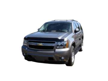 Picture of AVS 07-14 Chevy Tahoe Excl- Hybrid Models Aeroskin Low Profile Acrylic Hood Shield - Smoke