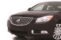 Picture of AVS 11-13 Buick Regal Grille Fascia Mount Aeroskin Low Profile Acrylic Hood Shield - Smoke