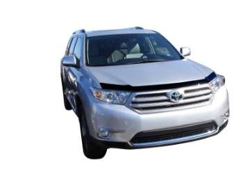 Picture of AVS 11-13 Toyota Highlander Aeroskin Low Profile Acrylic Hood Shield - Smoke