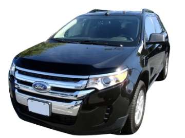 Picture of AVS 11-14 Ford Edge Aeroskin Low Profile Acrylic Hood Shield - Smoke