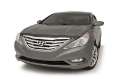 Picture of AVS 11-14 Hyundai Sonata Aeroskin Low Profile Acrylic Hood Shield - Smoke