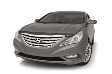 Picture of AVS 11-14 Hyundai Sonata Aeroskin Low Profile Acrylic Hood Shield - Smoke