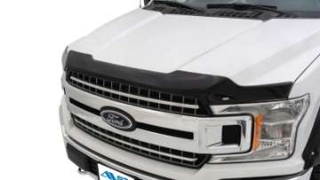 Picture of AVS 13-18 Ford Taurus Aeroskin Low Profile Acrylic Hood Shield - Smoke