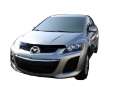 Picture of AVS 08-10 Mazda CX-7 Aeroskin Low Profile Acrylic Hood Shield - Smoke