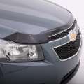 Picture of AVS 08-12 Chevy Malibu Grille Fascia Mount Aeroskin Low Profile Acrylic Hood Shield - Smoke