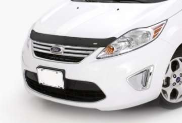 Picture of AVS 12-13 Ford Fiesta Aeroskin Low Profile Acrylic Hood Shield - Smoke