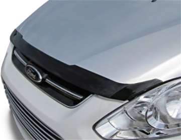 Picture of AVS 13-18 Ford C-Max Aeroskin Low Profile Acrylic Hood Shield - Smoke