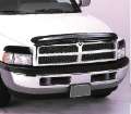 Picture of AVS 08-10 Ford F-250 Behind Grille Bugflector Deluxe 3pc Medium Profile Hood Shield - Smoke