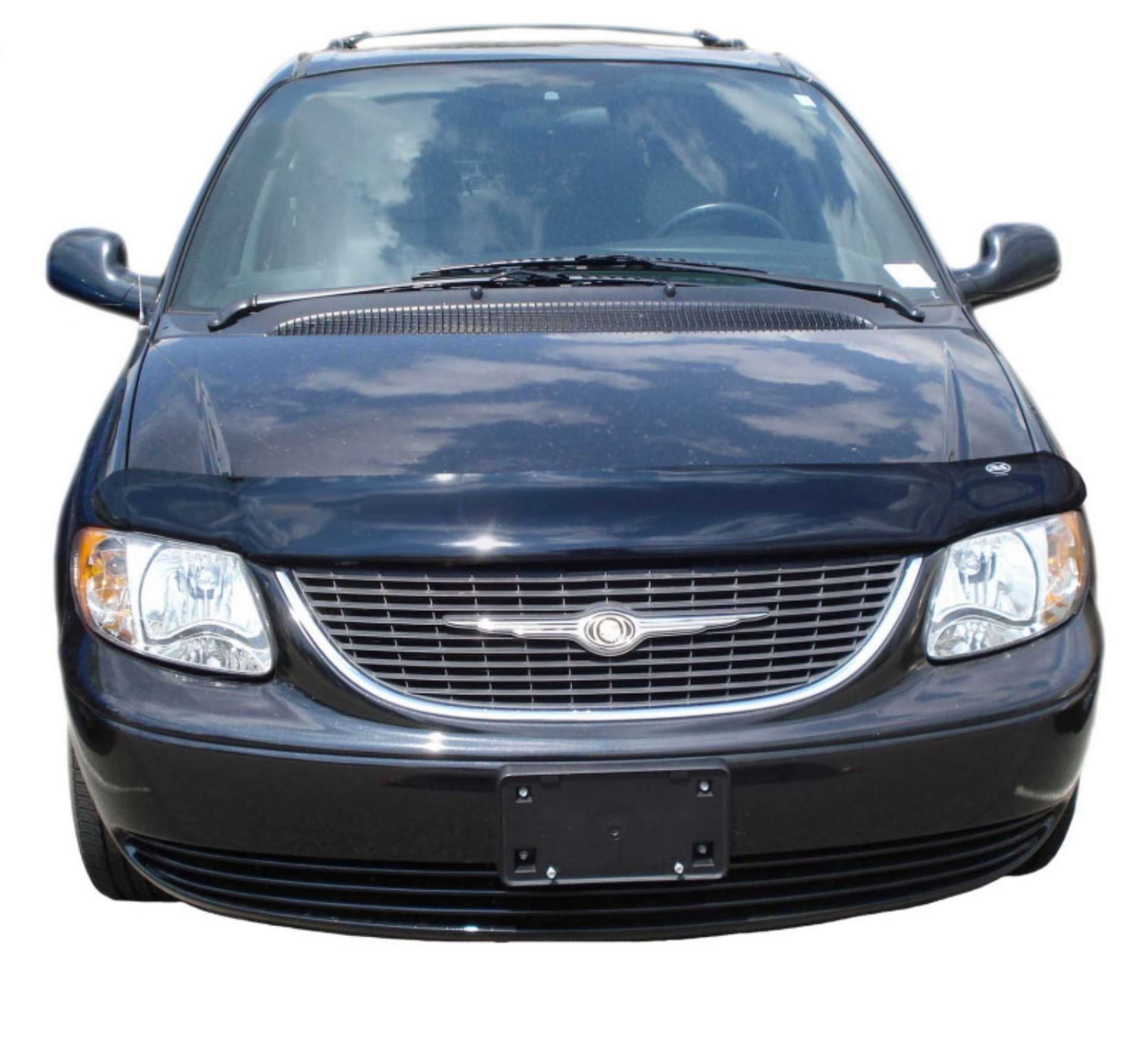 Picture of AVS 01-07 Chrysler Town & Country High Profile Bugflector II Hood Shield - Smoke