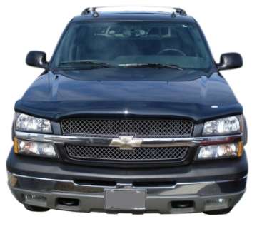 Picture of AVS 02-06 Chevy Avalanche 1500 w-Body Hardware High Profile Bugflector II Hood Shield - Smoke