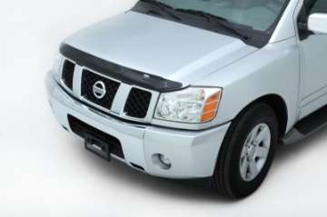 Picture of AVS 04-15 Nissan Armada High Profile Bugflector II Hood Shield - Smoke