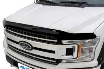 Picture of AVS 15-18 GMC Canyon High Profile Bugflector II Hood Shield - Smoke