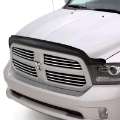 Picture of AVS 16-18 Nissan Titan XD High Profile Bugflector II Hood Shield - Smoke