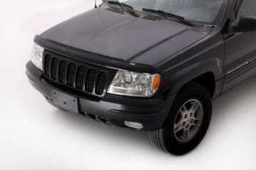 Picture of AVS 99-04 Jeep Grand Cherokee High Profile Bugflector II Hood Shield - Smoke